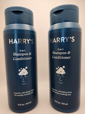#ad Harrys Mens Shampoo amp; Conditioner 2 in 1 Set of 2 14 Fl Oz Each Sulfate Free $19.99