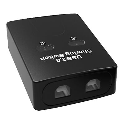 #ad Mini 2 Ports USB Manual Share Sharing Switch Splitter Box Hub For PC Printer $12.05