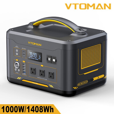 #ad VTOMAN Jump 1000 Portable Power Station 1000W 1408Wh Solar Generator $1299.99