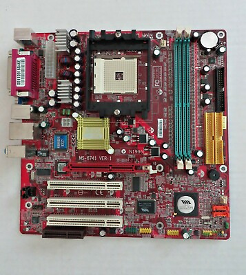 #ad MSI Motherboard Mainboard K8MM ILSR Micro ATX for AMD Processor Socket 754 $179.99