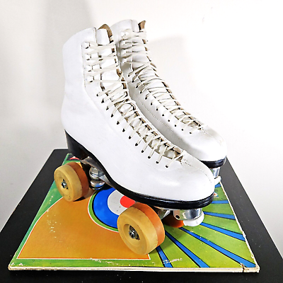 #ad Vintage Douglas Snyder Custom Roller Skates Vanguard Wheels Oberhamer USA Sz 9 $299.00