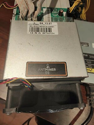 #ad used Antminer S9 Bitcoin Miner GBP 150.00