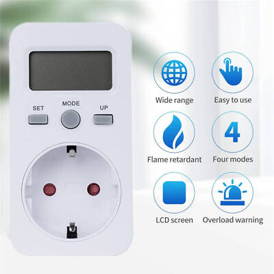 #ad #ad Plug in Energy Monitor Power Meter Electricity Electric Usage Monitoring Socket $11.58