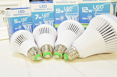 #ad LED E27 Energy Saving Rechargeable Intelligent Light Bulb Lamp Emergency Lights $7.49