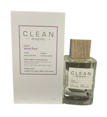#ad Clean Reserve Velvet Flora 3.4 oz EDP Perfume for Women Men Unisex New In Box $34.99