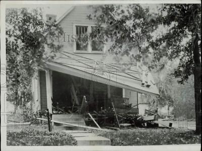 #ad 1933 Press Photo Home of non union miner Charles Fox bombed in Sullivan IN $19.99