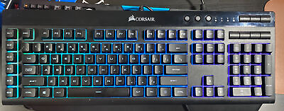 Corsair Gaming K55 RGB Gaming Keyboard Black $10.00
