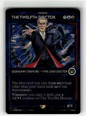 #ad #ad The Twelfth Doctor Showcase Surg 1154 Doctor Who WHO SURGE FOIL NM MTG $25.92