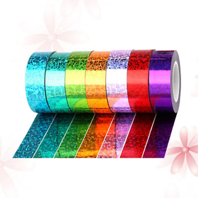 #ad 12 Pcs Adhesive Tape DIY Washi Handmade Gift Wrapping Small Roll $17.38