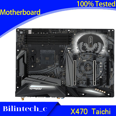 #ad FOR ASRock X470 Taichi Gaming Motherboard Tai Chi ATX Supports AMD 2700x DDR4 $533.25