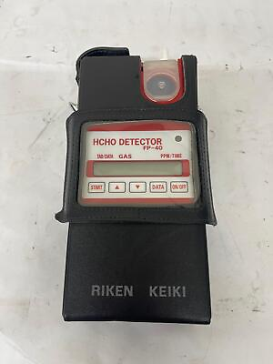 #ad RKI FP 40 HCHO Formaldehyde Detector W Case $521.25