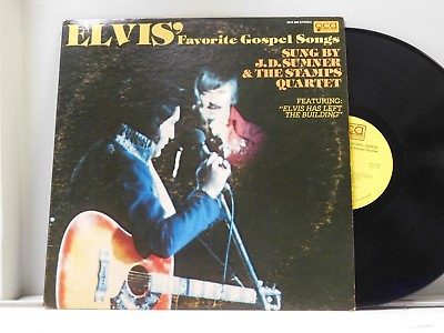 #ad Elvis LP Favorite Gospel Songs QCA VG $9.99