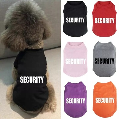 #ad Small Medium Dog Spring Clothes Pet Puppy Costume Dog Cat Sports Apparel Vest $4.49