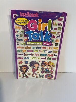 #ad New Lisa Frank Girl Talk Rock Star Magnet Set Vintage $13.95