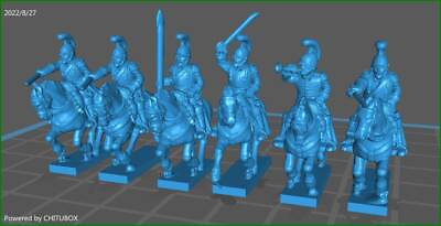 #ad French carabiniers 1810 15 6 minis 15mm epic size $9.00