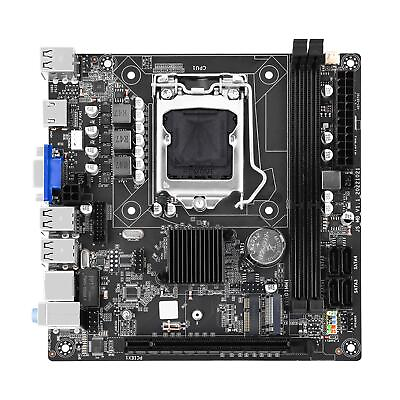 #ad ITX Motherboard Gaming Motherboard LGA 1155 CPU Support 5.1 Channel M.2 NVMe 9x $44.39