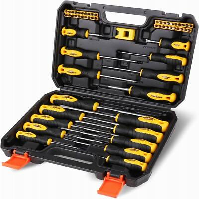 #ad HORUSDY 58pcs Screwdriver Set Magnetic Precision Tool Kit Slotted Phillips Torx $29.99