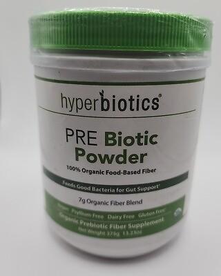 #ad Hyperbiotics Organic Food Based PRE biotic Powder – 13.23 oz Exp10 24 B $16.95