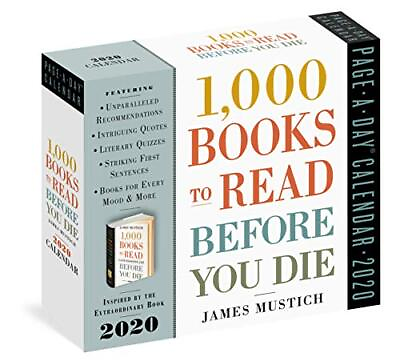 #ad 1000 Books to Read Before You Die Page A Day Calendar 2020 $9.32