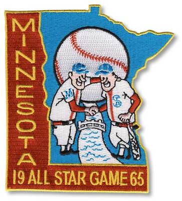 #ad 1965 MLB All Star Minnesota Twins Patch Metropolitan Stadium Jersey Logo Emblem $16.99