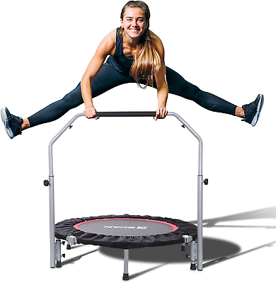 #ad BCAN 40 48quot; Foldable Mini Trampoline Max Load 330Lbs 440Lbs Fitness Rebounder w $206.45