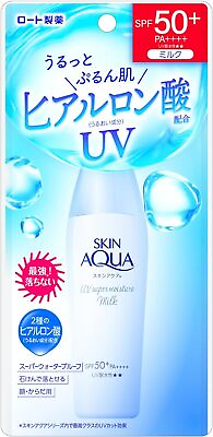 #ad US Seller Rohto Skin AQUA Super Moisture Milk UV Sunscreen 40mL SPF50PA $13.79