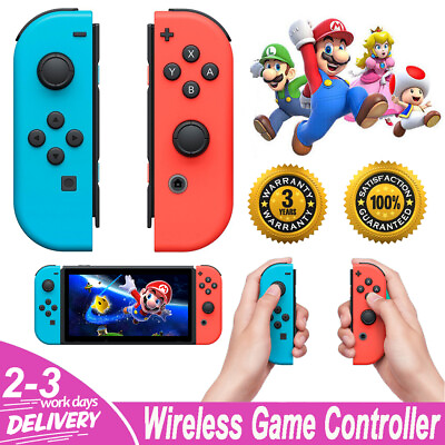 #ad Wireless Bluetooth Left amp; Right Controller For Nintendo Switch Joy Con1 Pair $23.99