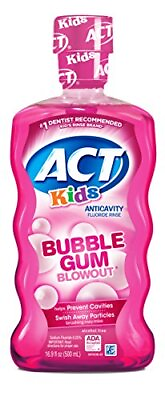 #ad Kids Anti Cavity Fluoride Rinse Bubble Gum Blowout 16.9 oz $14.10