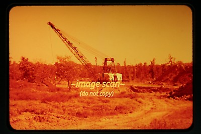 #ad 1950#x27;s Mining Dragline Excavator mine Original Slide d4b $24.99