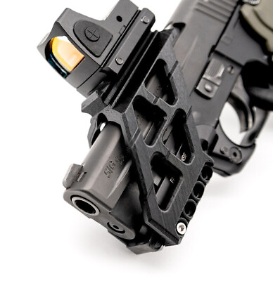 #ad Pistol Red Dot Sight Bridge Rail Mount for Sig Sauer Handgun P220 P226 P320 $14.99