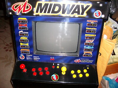 #ad Midway 12 Game Classic Arcade System. On a scale of 1to 10 its a 10.Nice Vintage $499.99
