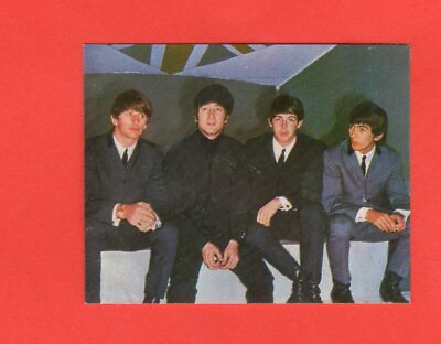 #ad 1966 The Beatles Estrellas De La Cancion Spanish Card Sticker Rare # 26 $29.99