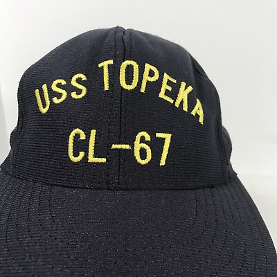 #ad USS Topeka CL 67 Hat Cap Navy Military Hat Veteran Naval Ship Adjustable $14.99