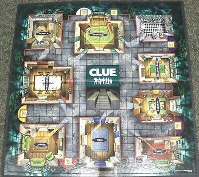 #ad Clue Hasbro 2002 Board Game Replacement Board Only 00045 GB $7.51