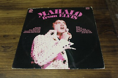 #ad Mahalo from Elvis LP Record TESTED $4.76