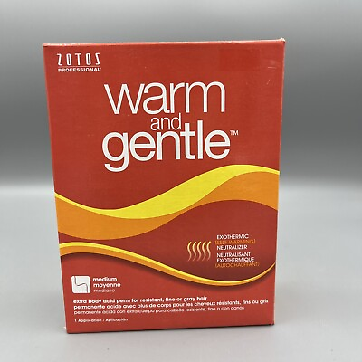 #ad Zotos Warm amp; Gentle Exothermic Medium Hair Perm Resistant amp; Gray 1 Application $49.90