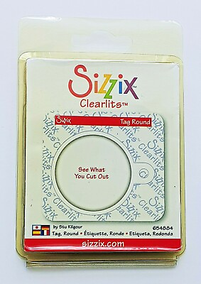 #ad Sizzix Clearlits Tag Round Compatible With Bigkick Sidekick and Original Machine $3.00