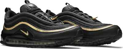 #ad Nike Air Max 97 Black Metallic Gold DC2190 001 Men#x27;s Sizes $124.99