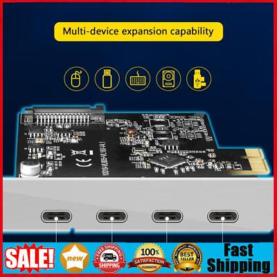 #ad USB 3.1 Expansion Card 5Gbps High Speed with PCI Express X4 X8 X16 15pin SATA $23.99