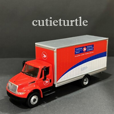 #ad 1:64 2013 International Durastar Box Van Canada Post Red $10.80