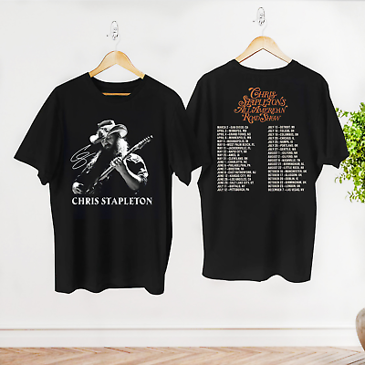 #ad Chris Stapleton All American Road Show Tour 2024 T Shirt $7.99
