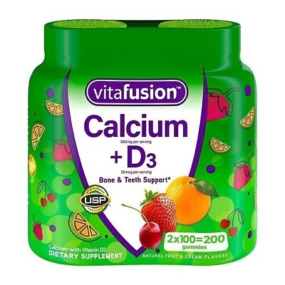 #ad Vitafusion Calcium D3 Vitamin Gummies 200 ct. $23.22