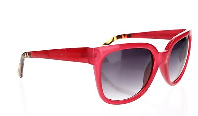 #ad Betsey Johnson 257118 Womens Gradient Square Sunglasses Red Gray $50.15