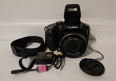 Panasonic Lumix FZ70 16MP 60X W Strap Charger Cleaned Tested EXCELLENT CAM $165.00