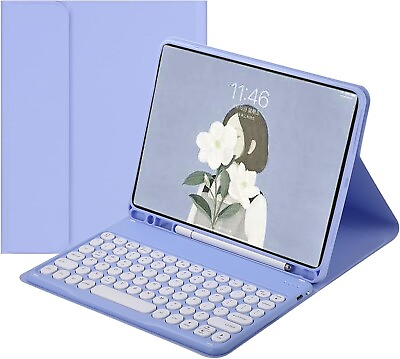 #ad iPad Mini 6th Generation 2021 8.3 inch Keyboard Case Cute Round Key Color $24.80
