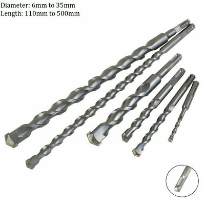 #ad 6mm 35mm SDS Plus Drill Bits Rotary Hammer Bit 110 500mm for Masonry Concrete $127.87