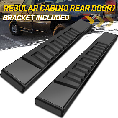 #ad 6quot; Running Board For 2015 2024 Ford F150 Regular Cab Side Step Nerf Bar Black H $123.56