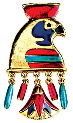 #ad Horus With Lotus Pendant Brooch And 26 Inch Cord $12.98