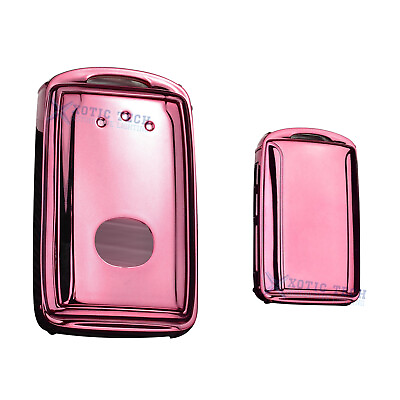 #ad Pink Soft TPU Full Protect Remote Smart Key Fob Cover Case For Mazda 3 2019 2023 $14.99