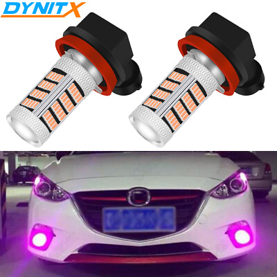 #ad DYNITX Lighting H8 92 LED Cornering Light Fog Light Replacement Bulb Pink Purple $15.98